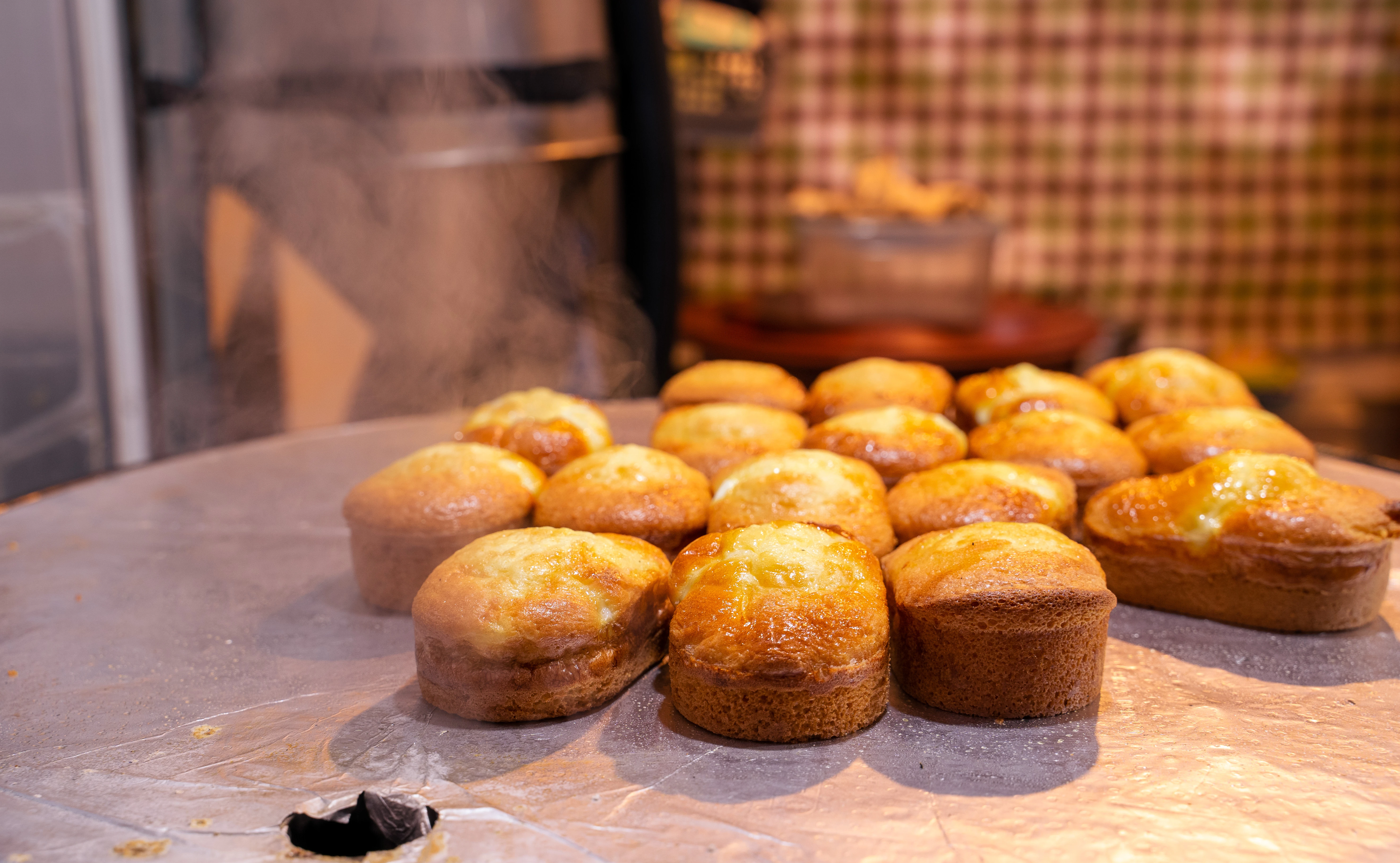 Golden Gukhwa Bbang Steamed Fresh in the Market