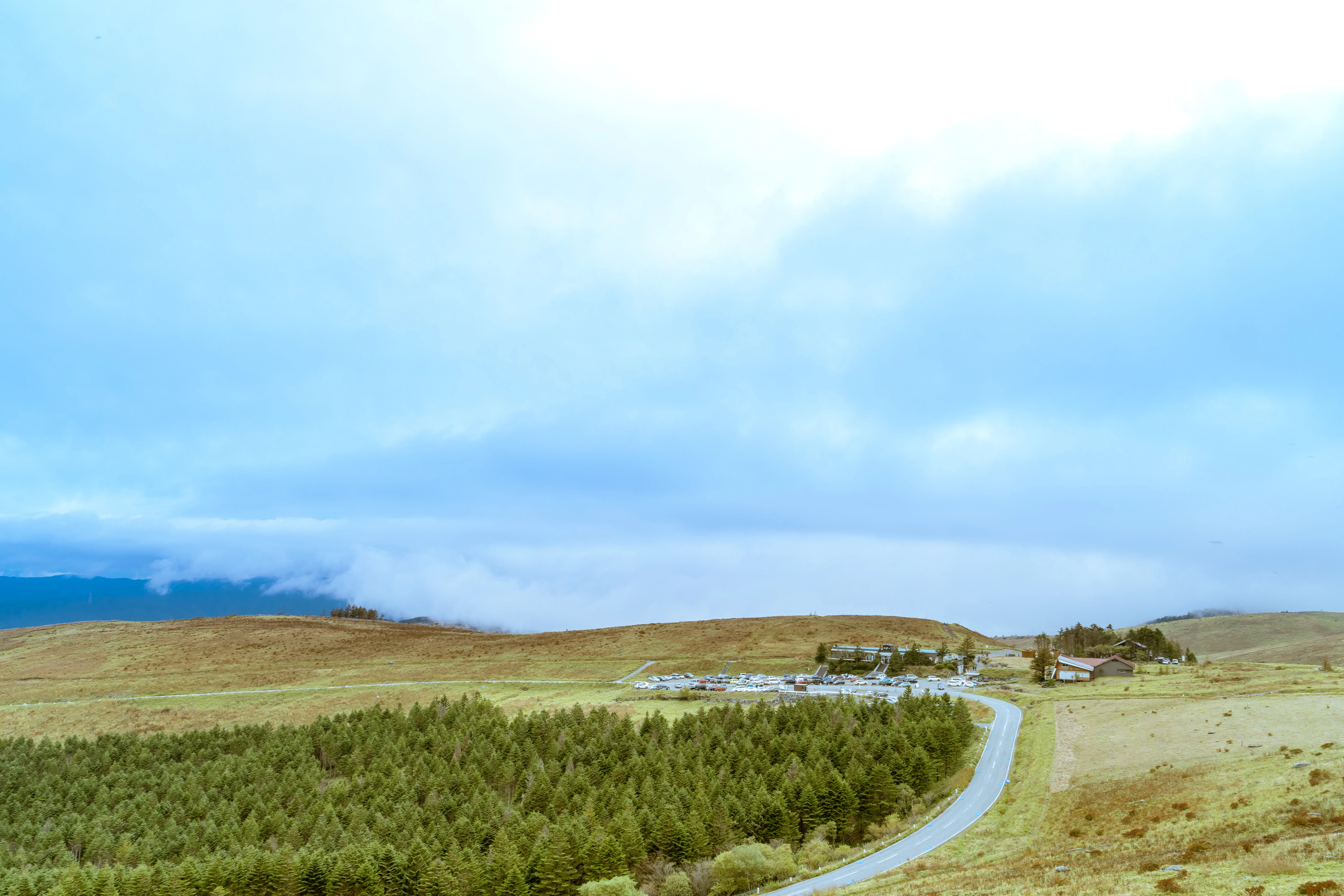 Tranquil Hills Meeting the Sky