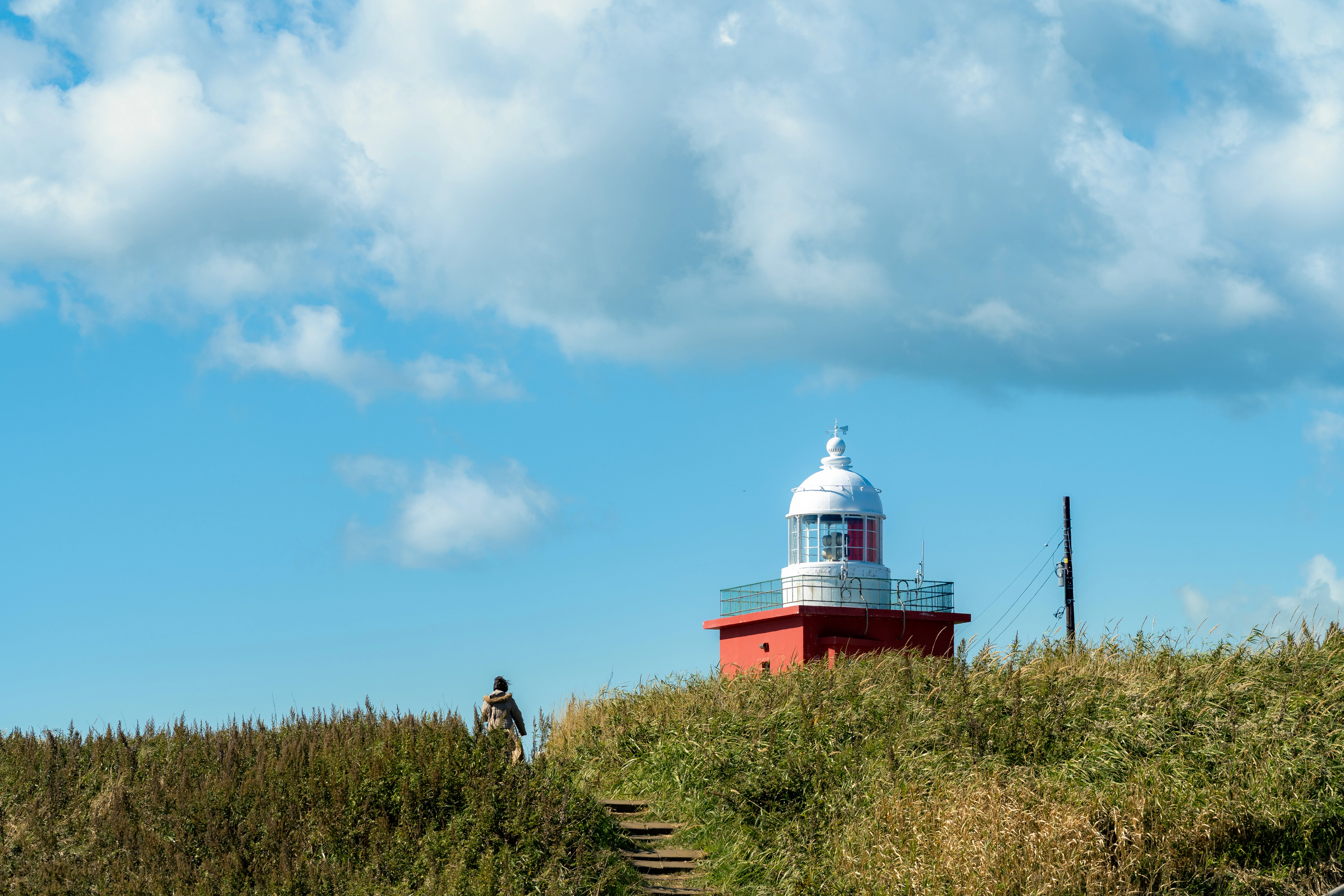 Alone on the Trail to Cape Kiritappu Light