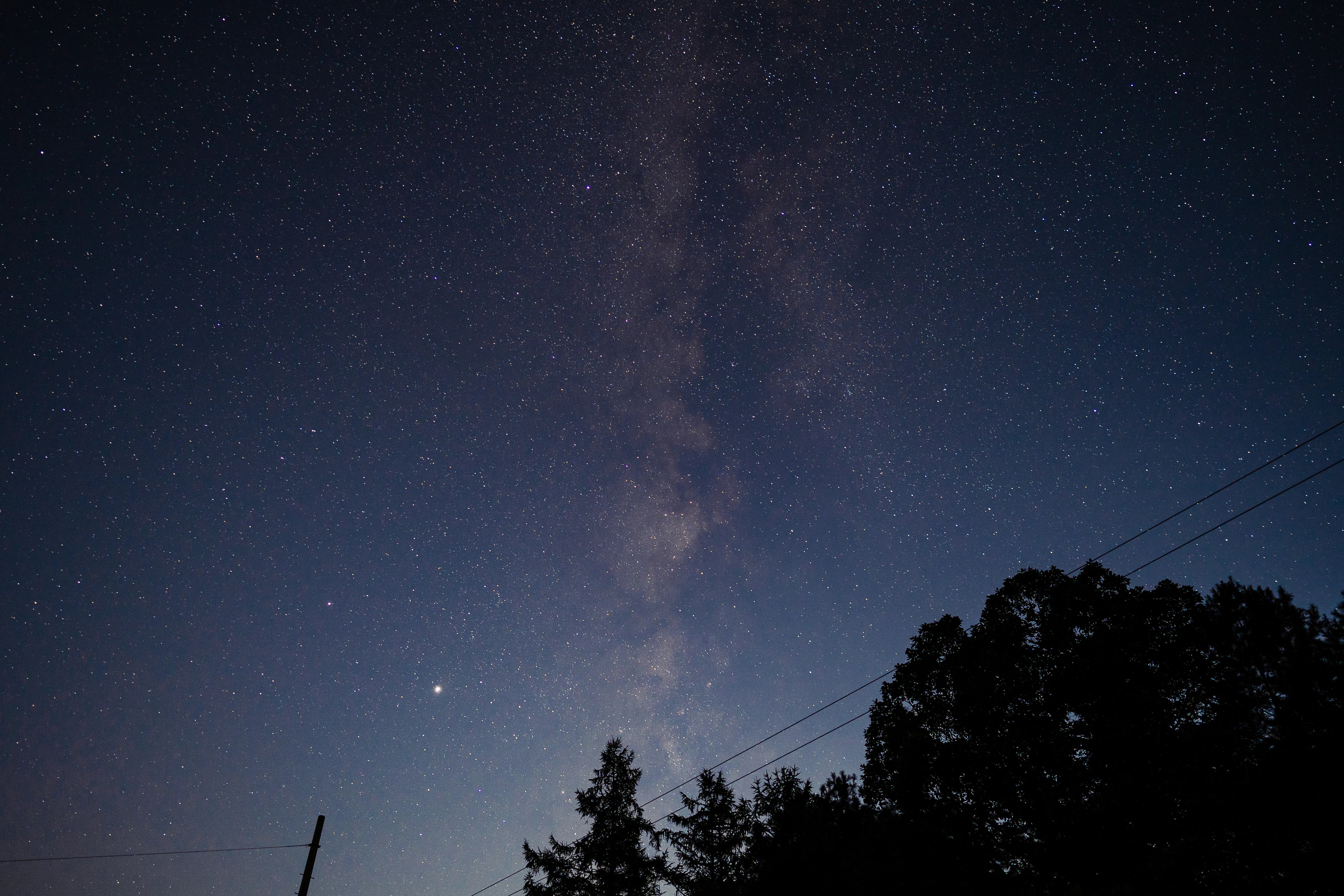 Starry Twilight with a Hint of the Cosmos